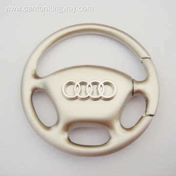 Car Steering Wheel Zinc Alloy Metal Key Ring